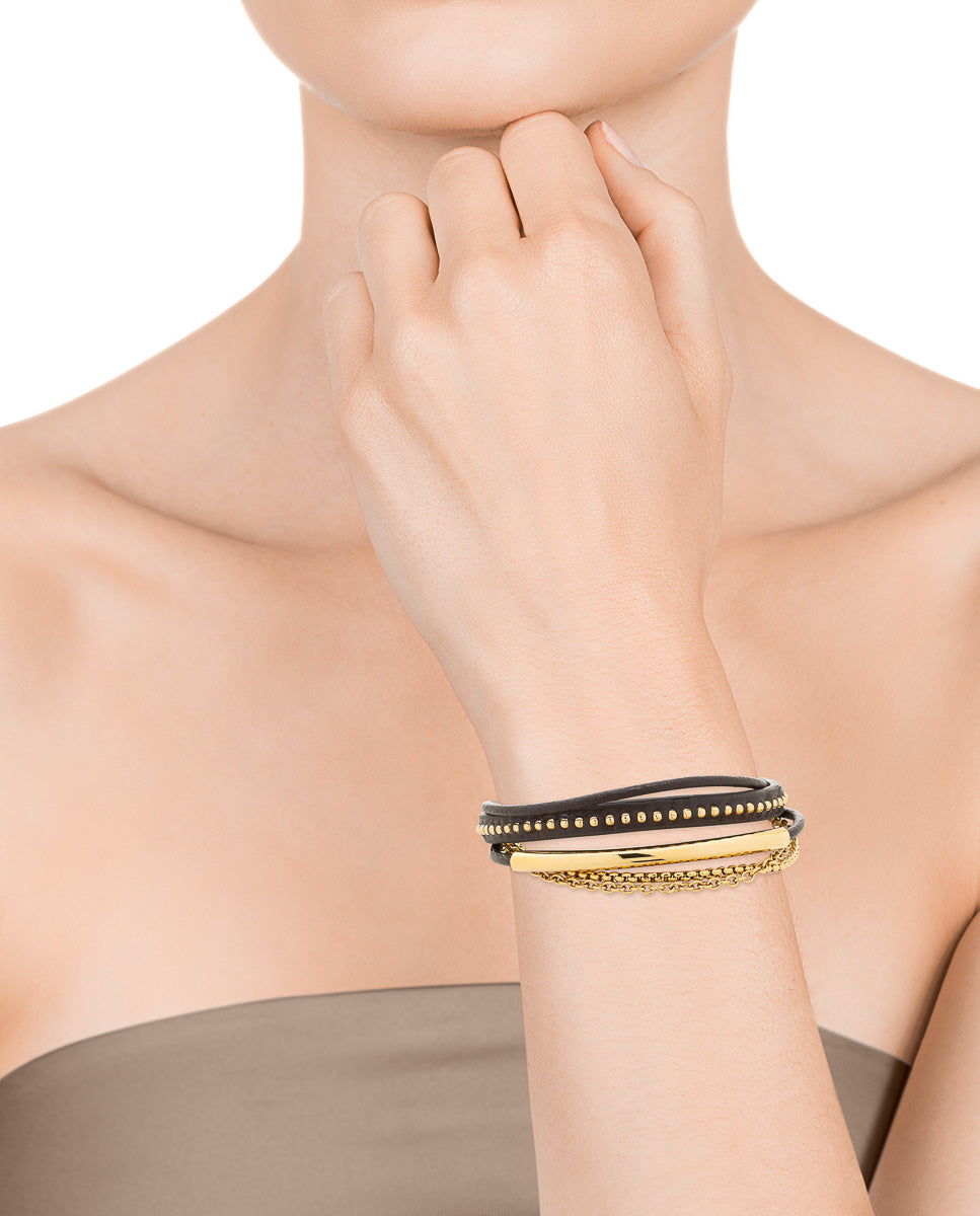 PULSERA MUJER AIR VICEROY PIEL MARRÓN