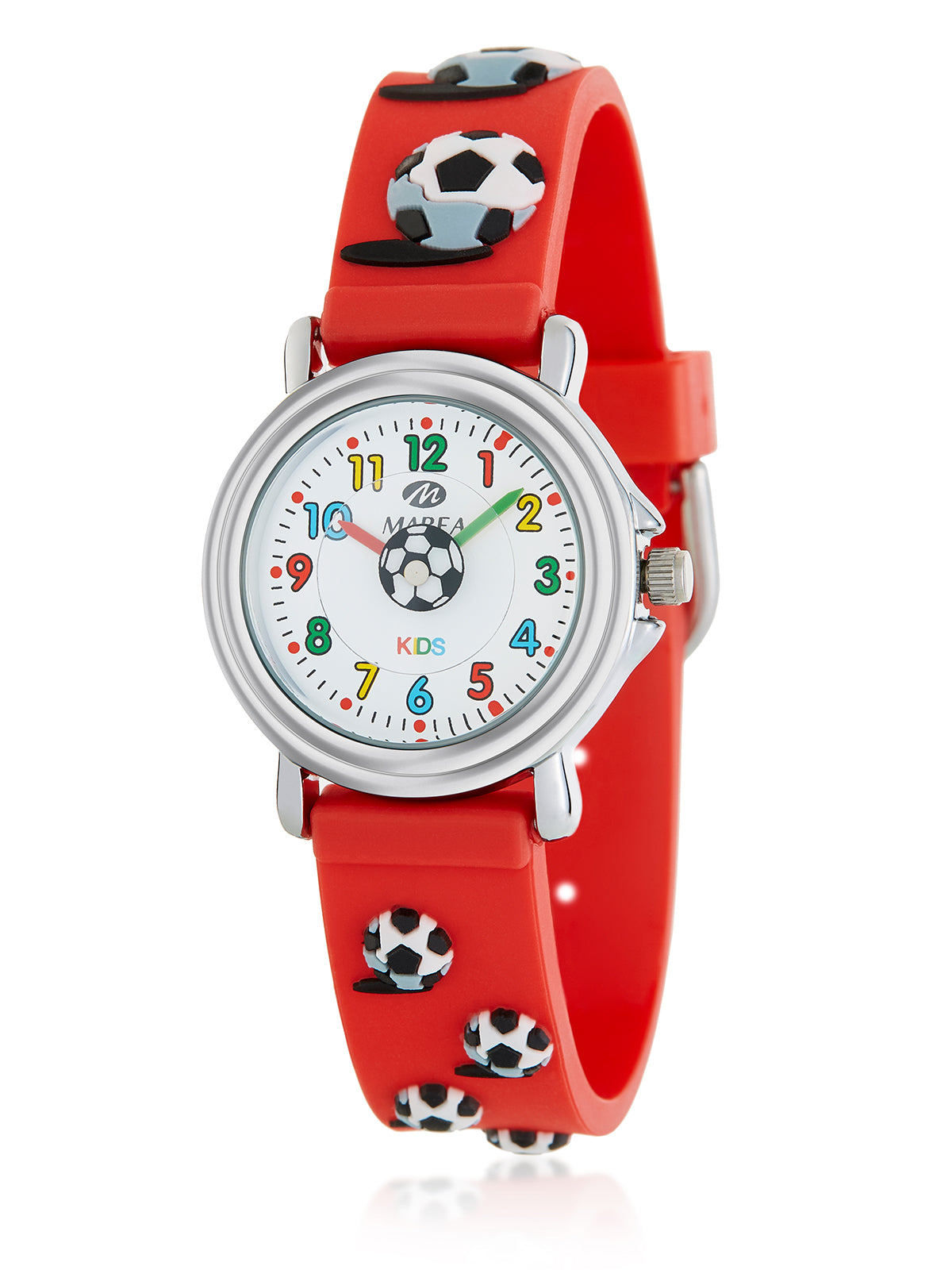 RELOJ INFANTIL ROJO MAREA PELOTA