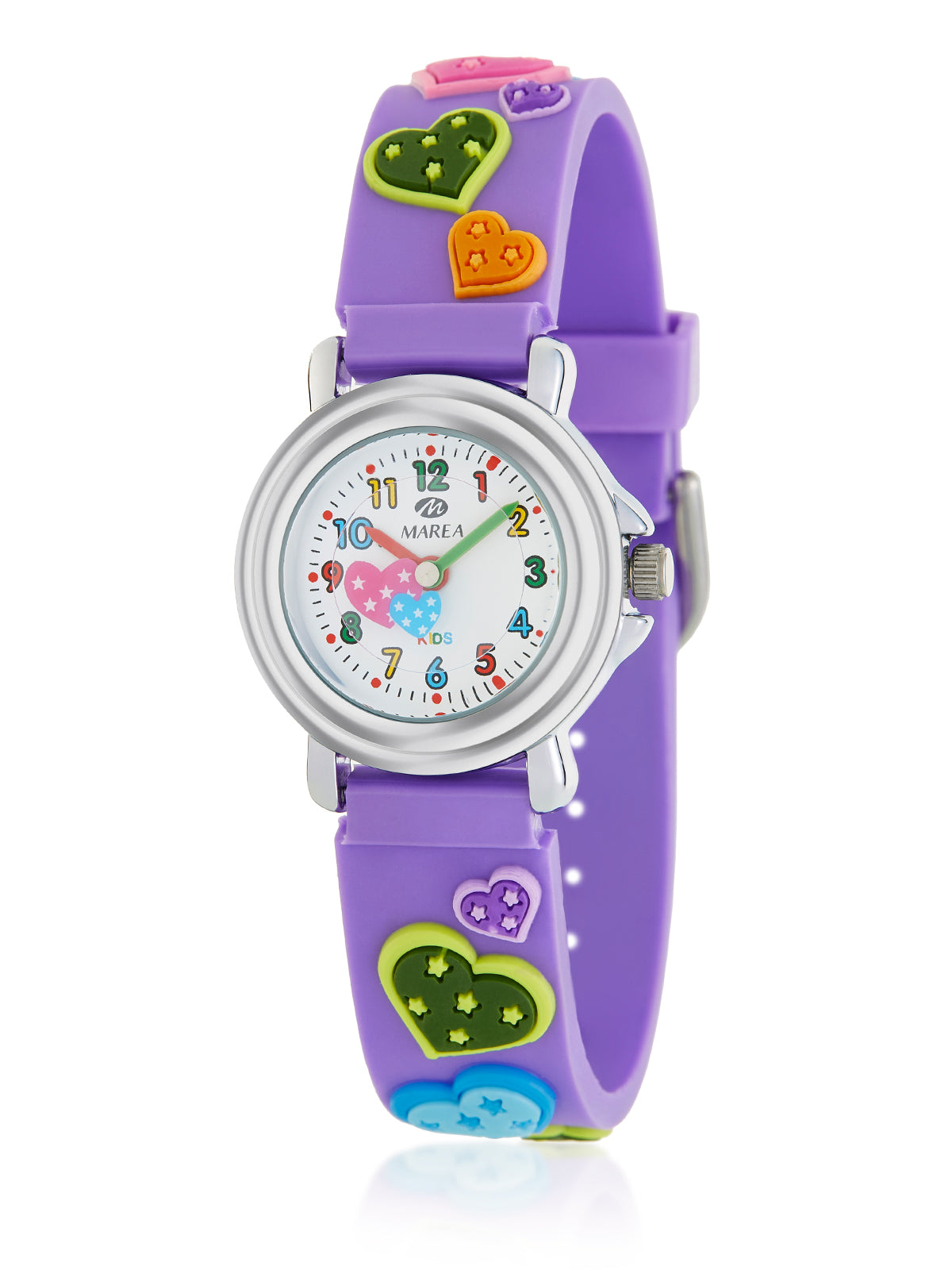 RELOJ INFANTIL MAREA CORAZONES