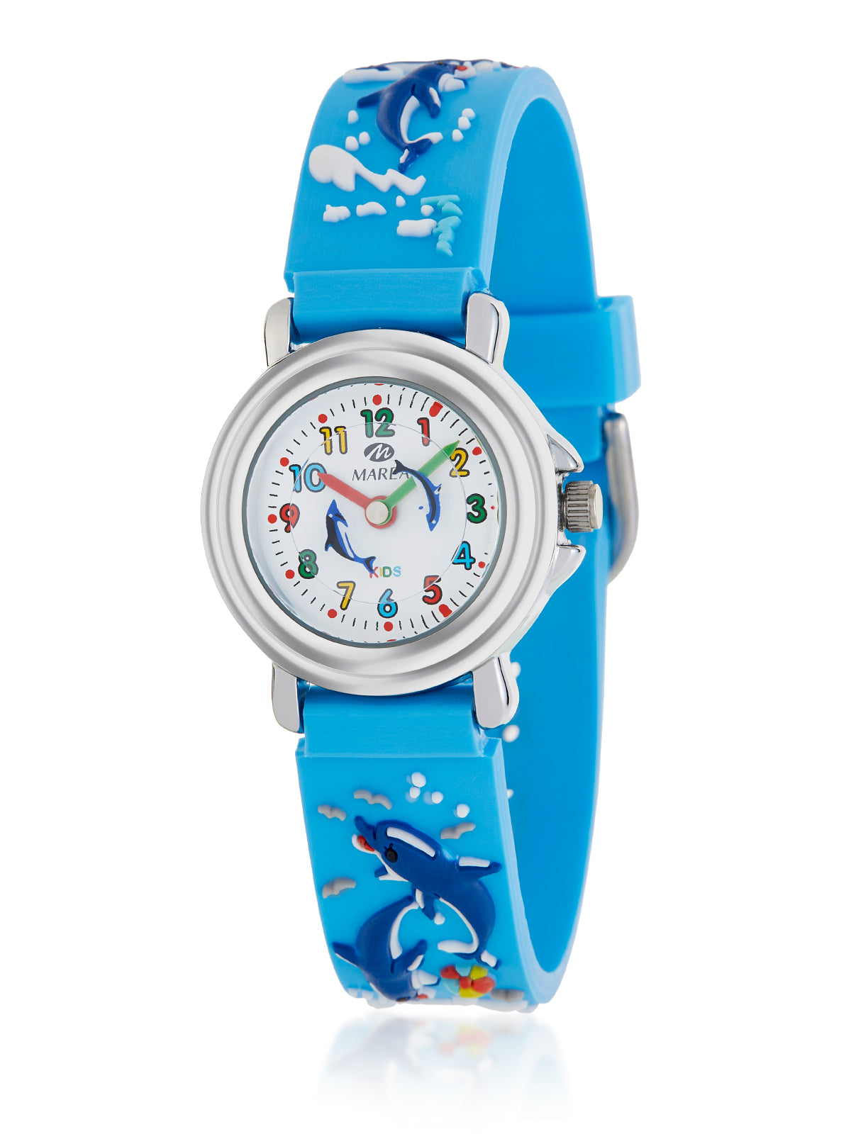 RELOJ INFANTIL MAREA DELFINES